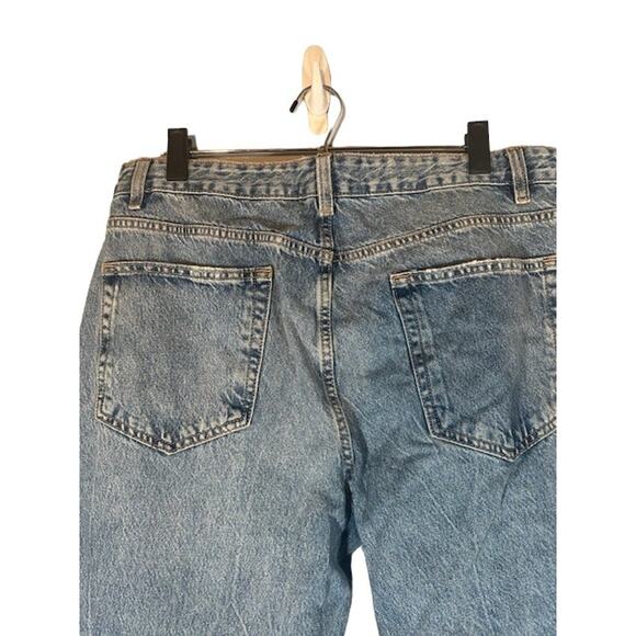 Zara Blue Cotton Button Fly Straight Leg Classic Denim Jeans Men Sz 36 - Picture 8 of 9